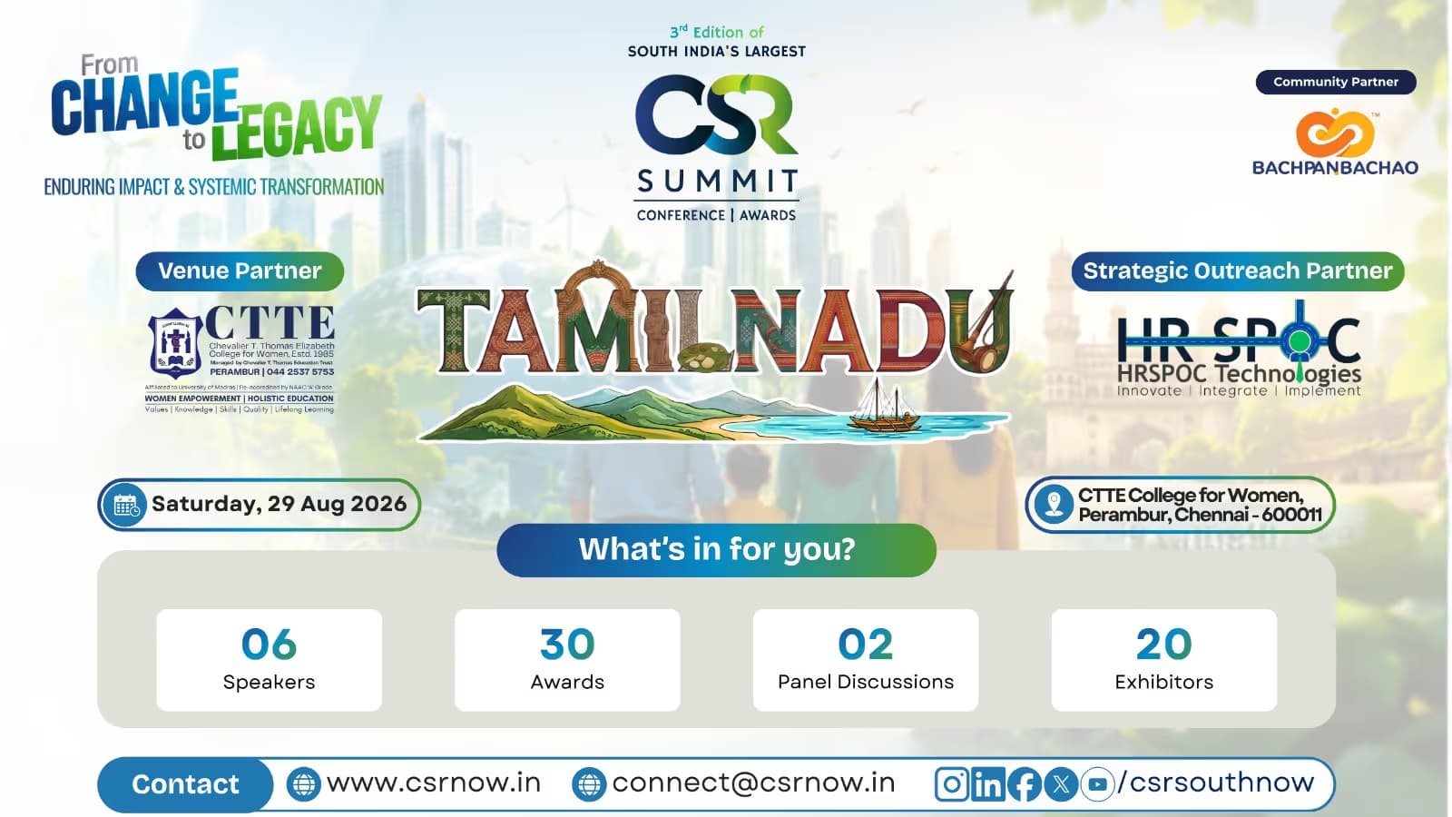 South Indias Largest CSR SUMMIT- TINYLOOP-TAMILNADU